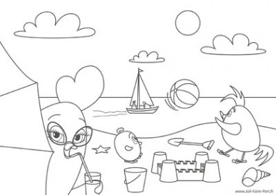 coloriage-plage