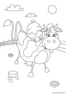 coloriage-vache